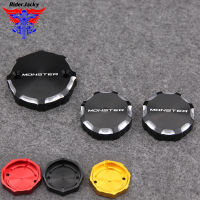 For DUCATI Monster 1100SEVO 09-13,Monster 1200SR 14-18 Motorcycle Front ke Clutch &amp; Rear ke Fluid Reservoir Cover Cap