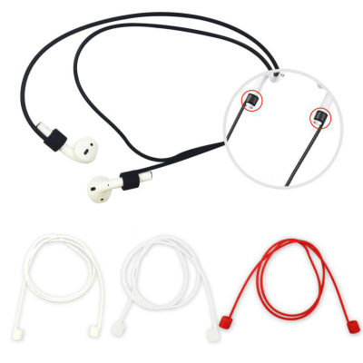 【Awakening,Young Man】Silicone Earphone Rope Holder Anti-Lost Cable For X 8 7 Wireless Bluetooth Headphone Neck Strap Cord String