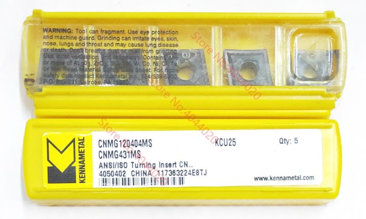 cnmg120404mp-kcu10-เม็ดมีดคาร์ไบด์-kennametal-10-ชิ้น