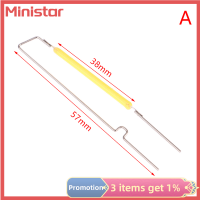 Ministar ชิ้นส่วนโคมไฟไส้หลอดไฟ Led 3V 38มม. 10ชิ้นลวดเส้นใยเชื่อมจุดเซรามิกไดโอด Led โคมไฟเส้นใยชิปหลอดไฟบางส่วน