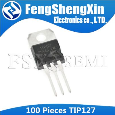 100pcs/lot  TIP127 PNP Darlington Power Transistors TO-220