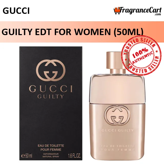 Gucci Guilty Pour Femme EDT for Women (50ml) Eau de Toilette New Classic  [Brand New 100% Authentic Perfume/Fragrance] | Lazada Singapore
