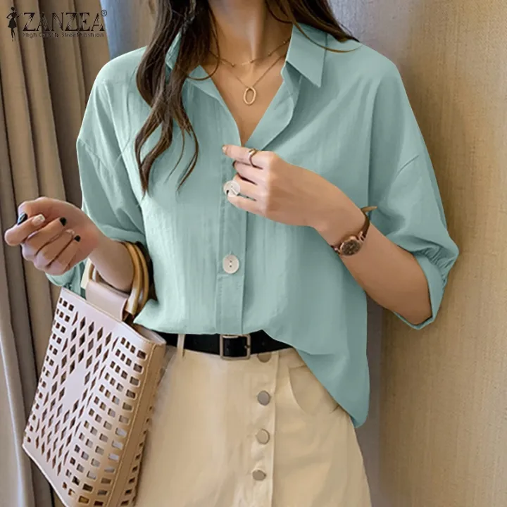 Office Down Blouse