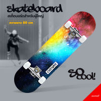 สเก็ตบอร์ด skateboard สำหรับผู้เริ่มเล่น สเก็ตบอร์ดแฟชั่น สำหรับมือใหม่ สไตล์สปอร์ต สวยงาม