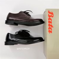 Bata รองเท้าคัชชูหนัง แบบผูกเชือก ยี่ห้อบาจาของแท้ เบอร์ 2-12 (35-47) รุ่น 821-4782, 821-6782 รองเท้าทางการ รองเท้าทำงาน