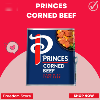 ขายดีมาก!!! Princes Corned Beef 340g ปริ๊นท์ คอร์เนดเนื้อ 340 กรัม สินค้านำเข้า เก็บปลายทางได้