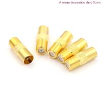 5PCS Coaxial Coax RF Adapter Connectors TV PAL Male Plug to quot;F quot; Female M/F Electrolytic Capacitors