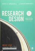 หนังสืออังกฤษ Research Design - International Student Edition : Qualitative, Quantitative, and Mixed Methods Approaches (5TH) [Paperback]