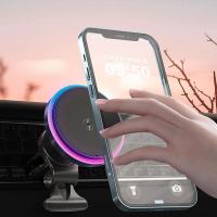 Magnetic Wireless Chargers Car Air Vent Stand Phone Holder 15W Fast Charging Station For IPhone 12 13 14 Pro Max Mini Car Chargers