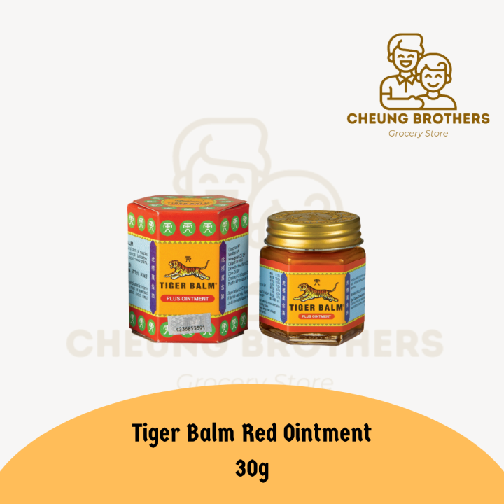 Tiger Balm Red Ointment 30g | Lazada