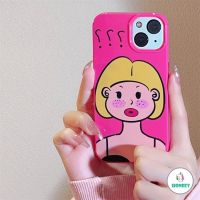 Fashion Cool Girl Graffiti Emoji Phone Case Compatible for IPhone 14 13 12 11 Pro Max  X Xs XR 7 8 Plus Glossy Anti-shatter Soft TPU Back Cover