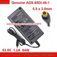 54065E ADS-65DI-48-1ของแท้53.5V 1.2A ที่ชาร์จอะแดปเตอร์ AC 64W สำหรับ Hoioto ADS-65DL-48-1สายจ่ายพลังงาน5.5X3.0มม.