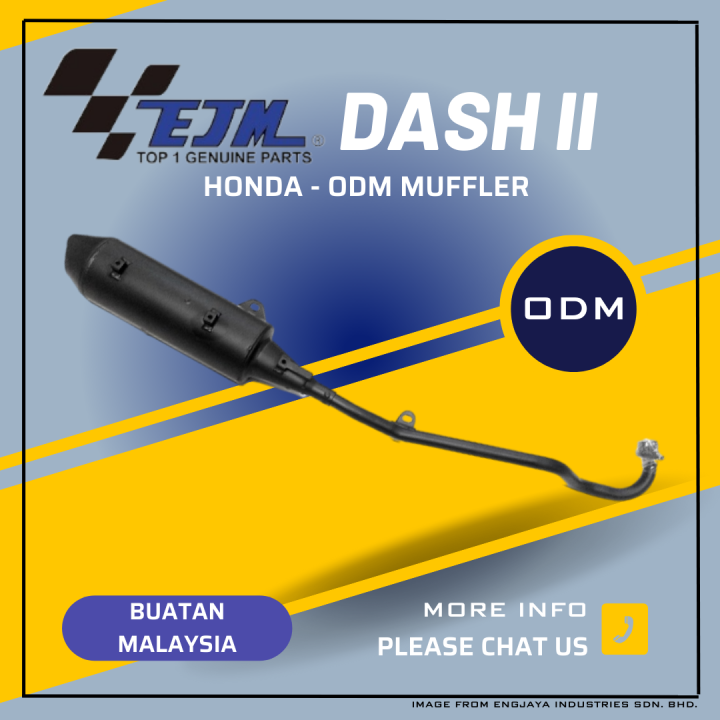 100 EJM HONDA DASH 2 STD EXHAUST PIPE COMP ASSY DASH NEW DASH V2 EX PIPE EKZOS STANDARD EXZOS