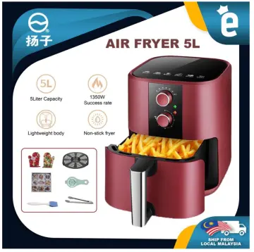 Japan Bruno Upgrade Air Fryer(3.5L) Cute Oil-free Electric Fryer Auto  Multi-Functions Smart Fryer Oven BZK-KZ03