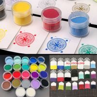 【CC】 20Colors 10g Canned Embossing for Hand Account Making Ink Scrapbooking Supplies Accessories