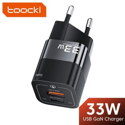 Toocki Gan 33W USB C ชาร์จเร็ว PD สำหรับ14 13 12 11 Mini Max Pro Ipad Pro อะแดปเตอร์ติดผนัง