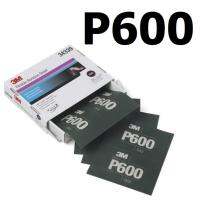 กระดาษทรายเฟล็กซิเบิล P600 (25แผ่น) 3M Flexible Abrasive Hookit Sheet