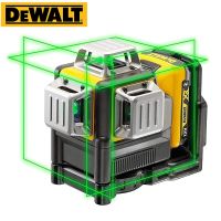 【อเมริกันไซโก้】Dewalt DW089LG 12 เส้นเลเซอร์ระดับ 12V แบตเตอรี่ลิเธียม 3 ด้าน * 360 องศาแนวตั้งแนวนอนสีเขียวระดับแสงกลางแจ้ง