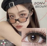 (COD) คอนแทคเลนส์ Contactlens สาย ฝ. รุ่น Pony สายตา+ปกติ Prettydoll 0.00 ถึง - 6.00 เลนส์นิ่มใส่สบายตา แถมตลับ