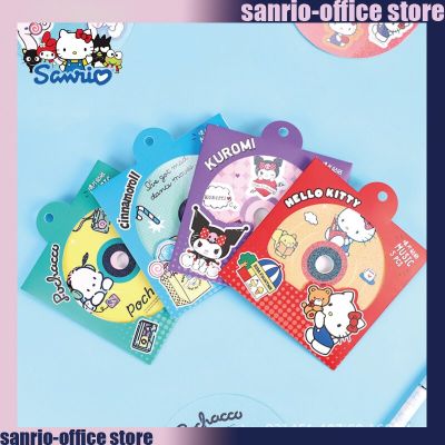 Sanrio ทำรายงานด้วยมือสติกเกอร์ DIY สำหรับเด็กที่สร้างสรรค์น่ารักการ์ตูนเหมาะสำหรับ Hellokuromi Kitty Sticker วินเทจ
