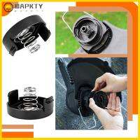 WAPKTY 4pcs RS-136 หมวกตัดสตริง เครื่องมือสำหรับสวน 682378-02ค่ะ อะไหล่กำจัดวัชพืช อุปกรณ์เสริมเสริม ฝาครอบสปูลเครื่องเล็ม สำหรับ ตกแต่งสีดำ สวนในสวน