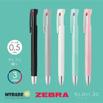 3pcs ZEBRA Ballpoint Pen Refill for Blen BAS88 Quick Dry 0.5 / 0.7 Student  Business Office Supplies