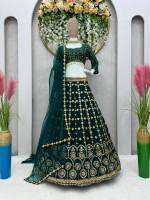 LEHENGA CHOLI : Foux Gorgette  Inner : Micro WORK :  thread with 9mm Sequnce  Stiching type    : Semi  stich  Upto 42  Dupata  soft net Work  :-  river Moti with four side thread with 9mm Seuqnce lace vastra