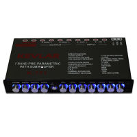 Nvarcher 7 Segment Equalizer เครื่องเสียงรถยนต์ EQ Tuning Crossover Amplifier DC 12V