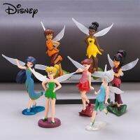 7 Buah Tinkerbell ดอกไม้ Faery นางฟ้าเอลฟ์เจ้าหญิง Pvc อะนิเมะตุ๊กตาขยับแขนขาได้โมเดลแกะสลัก Mini Boneka Mainan สำหรับ Hadiah-An