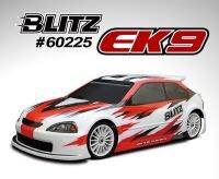 บอดี้สำหรับรถขับหน้า(FWD)ขนาด1/10แบบใส หนา0.7มิล Blitz EK9