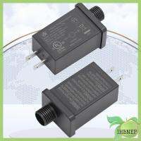 IHBNEP ไฟวันหยุด IP44ไดร์เวอร์หม้อแปลงไฟ LED เพาเวอร์ตัวแปลงปลั๊ก US AC 110V เป็น DC 12V 1A