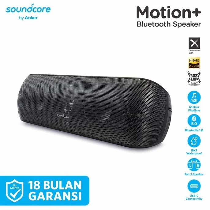 Khanka Custodia Rigida EVA Per Altoparlante Soundcore Motion+ | Protezione Antigraffio E Antipolvere Con Maniglia | Custodia Da Viaggio