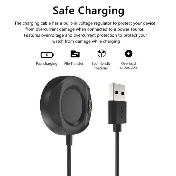 ชุด-charger-smartwatch-แม่เหล็ก-usb-ระบบชาร์จแม่เหล็กสายเคเบิลสำหรับเปลี่ยนอุปกรณ์เสริมสำหรับ-amazfit-smartwatch-2-ecg-ac1903