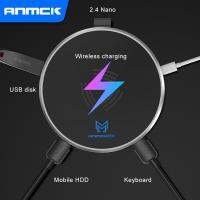 【Clearance】 Anmck ฮับ2.0 USB พร้อมตัวแยกอะแดปเตอร์ USB 4พอร์ตที่ชาร์จแบบไร้สายตัวฮับยูเอสบีหลายทางฮับ USB สำหรับคอมพิวเตอร์แล็ปท็อป Macbook Pro Mate 20 Pro