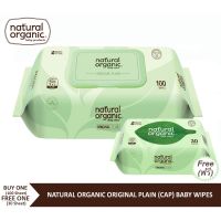 TIT_ทิชชู่เปียกNatural Organic,Original Plain Baby Wipes (Cap Type,100 Sheets) ทิชชูเปียกออแกนิค เ กระดาษเปียก  ผ้าเปียก