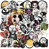 【CW】◑✎  10/30/50 Nightmare Pumpkin King Jack Graffiti Sticker Car Motorcycle Trolley Wholesale