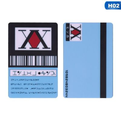 Anime Hunter X Hunter Card License PVC Japan Anime Badge Bus Bank Credit Card Stickers