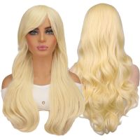 【DT】hot！ With Bangs Wigs Costume Wavy Resistant Wholesale Synthetic for Movie