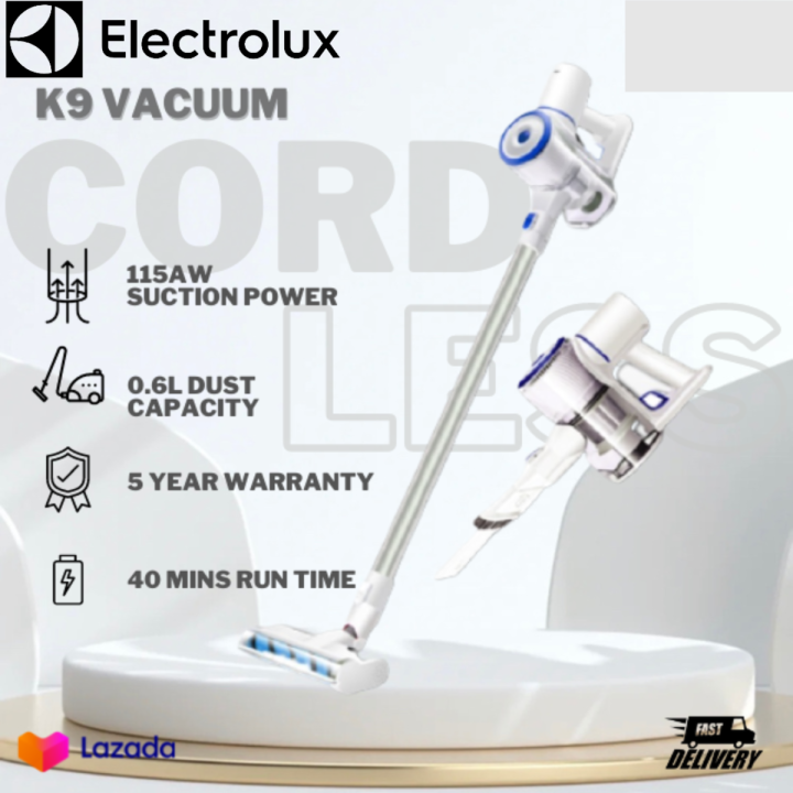 Antitangle Cordless Vacuum Cleaner K9. Wireless for Home & Car. 5Year