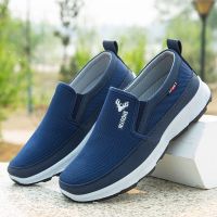 Spot Parcel Post shoes breathable non-slip soft bottom shoes for middle-aged and old men