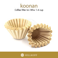 HILLKOFF : Koonan Coffee Filter 1-4 cup กระดาษกรองทรงดอกไม้