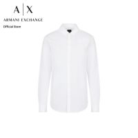 AX Armani Exchange เสื้อเชิ้ตผู้ชาย รุ่น AX 6LZC07 ZNBJZ1100 -  สีขาว