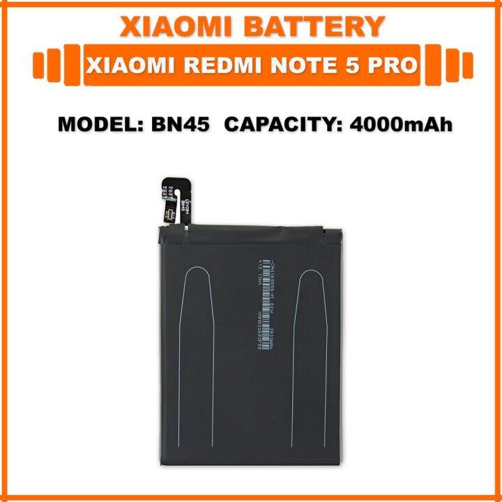 แบตเตอรี่-แท้-original-xiaomi-redmi-note-5-pro-battery-model-bn45-4000mah-ส่งตรงจาก-กทม-รับประกัน-3เดือน