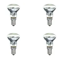 Replacement Lava Lamp E14 R39 30W Spotlight Screw in Light Bulb Clear Reflector Spot Light Bulbs Lava Incandescent 4Pcs