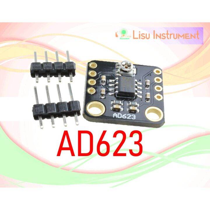 AD623 uV/mV Voltage Signal Instrumentation Amplifier Board Module V2