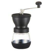 Manual Burr Coffee Bean Grinder with Fortified Glass Storage Jar Durable Cafe Bean Mill Coffee Maker Kitchen Tools