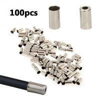 2023 NEW 50/100Pcs 5*10mm Bicycle Mountain Bike Shifter Cord End Covers Brake Line Cap Cable Caps Cycling Accessories