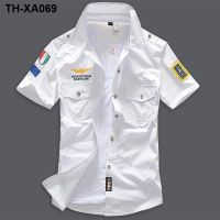 force one summer uniforms leisure short-sleeved young male tooling big yards of thin