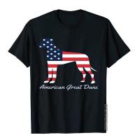 Great Dane Dog - American Great Dance High Quality Tees Group T Shirts Cotton Outdoor Short Sleeve Crew Neck Clothing S-4XL-5XL-6XL