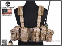 Emersongear LBT 1961A-R Chest Rig Tactical Airsoft Combat Vest USA Nylon Cordura Multicam Arid EM2977